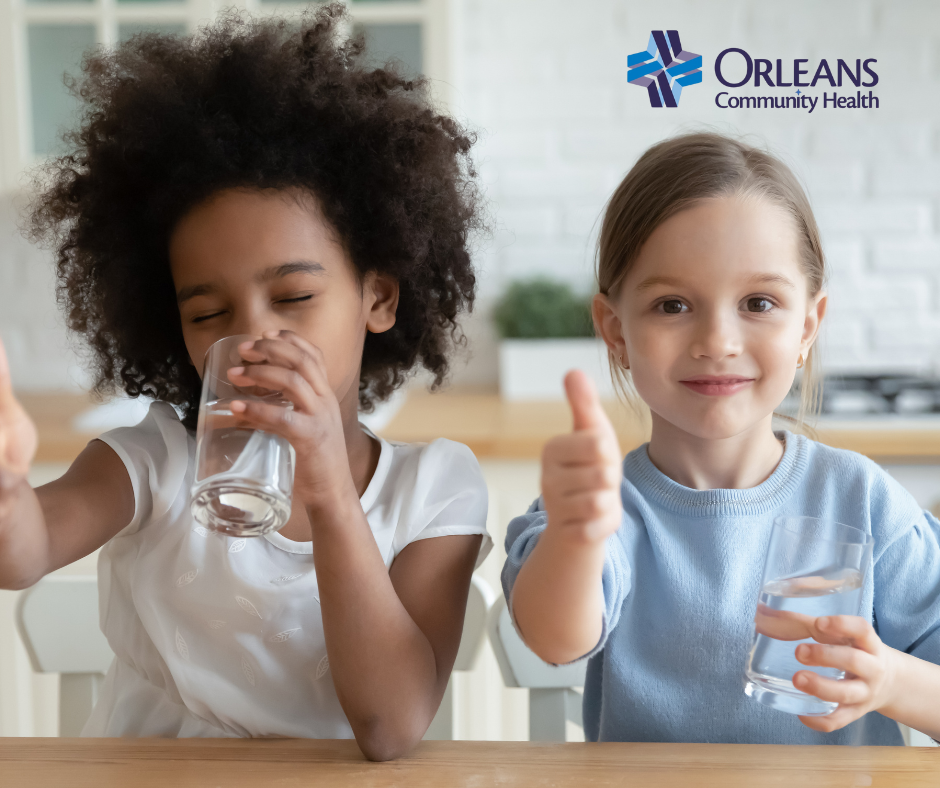 hydration is a key to summer health tips for children.