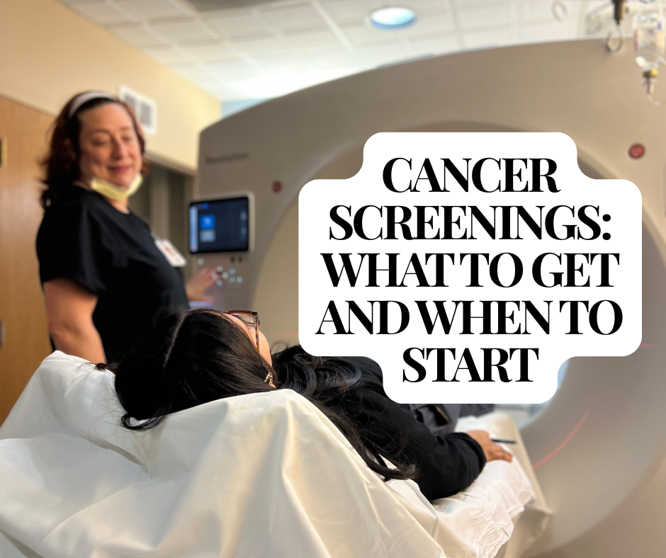 Cancer Screenings with an image of low dose ct scan at Medina Memorial Hospital