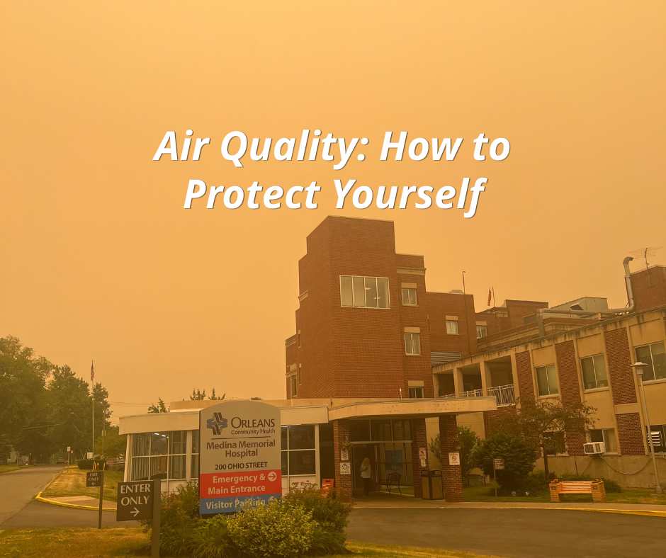 Air Quality issues are a major concern as the wildfires rage in Canada.